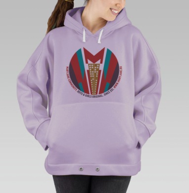 Геометрическая стильная буква М с яркими цветами на фоне mary jane community boys girls original, Hoodie Oversize Fiolet
