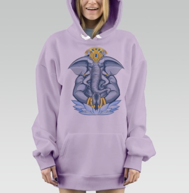 Good Karma, Hoodie Mjhigh Dig Mel, Fiolet, утепленная