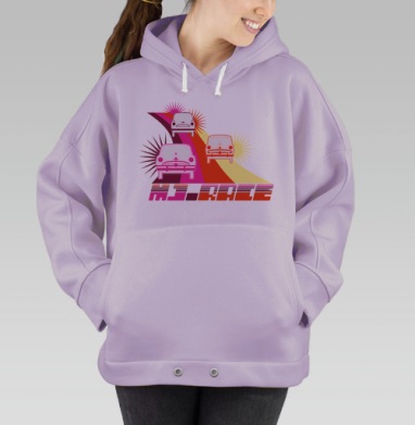 GTA Mj Race, Hoodie Oversize Fiolet