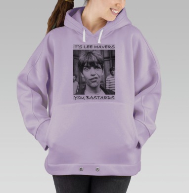 LEEMAVERS1, Hoodie Oversize Fiolet