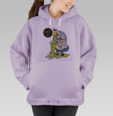 MAGIC RALPH, Hoodie Oversize Fiolet