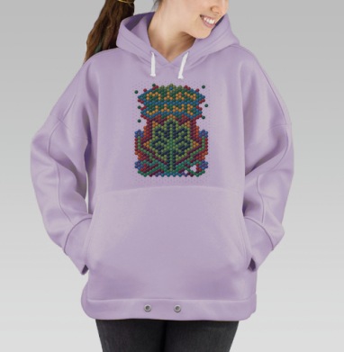 Maryjane, Hoodie Oversize Fiolet