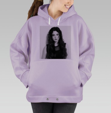 Моника Белучи портрет, Hoodie Oversize Fiolet