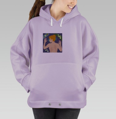 Расслабляющий массаж спокойствие забота рук, Hoodie Oversize Fiolet