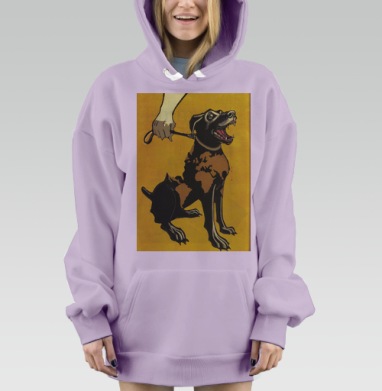 Самоделка, Hoodie Mjhigh Dig Mel, Fiolet, утепленная