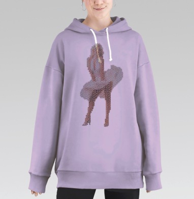 Секс-символ, Hoodie Long Oversize Fiolet