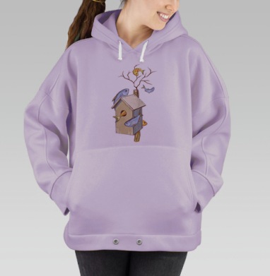 Скворцы, Hoodie Oversize Fiolet