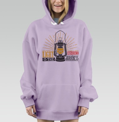 ТЬМА, Hoodie Mjhigh Dig Mel, Fiolet, утепленная