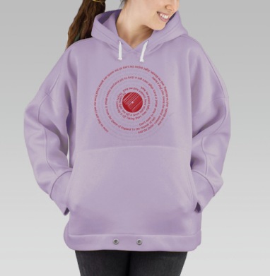 The White Stripes, Hoodie Oversize Fiolet