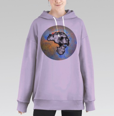 Бедный Йорик, Hoodie Long Oversize Fiolet