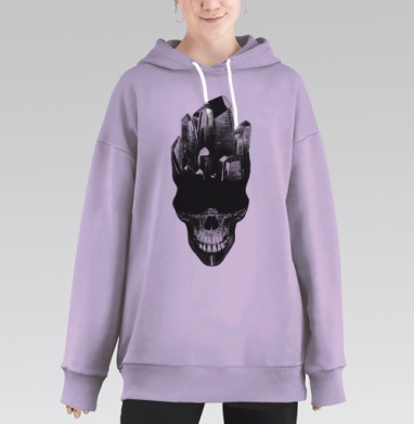 Бессмертные кристаллы, Hoodie Long Oversize Fiolet