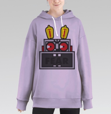 Детские кошмары, Hoodie Long Oversize Fiolet