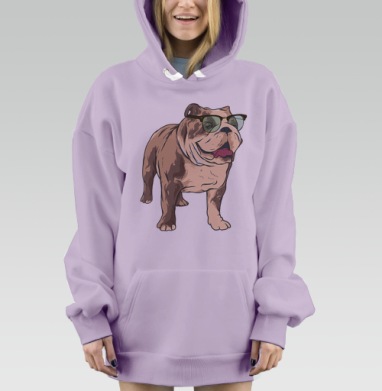 ДОГГ, Hoodie Mjhigh Dig Mel, Fiolet, утепленная