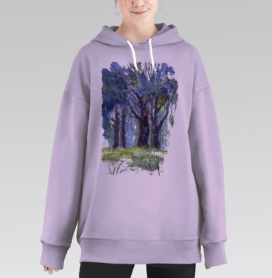 Дубрава, Hoodie Long Oversize Fiolet