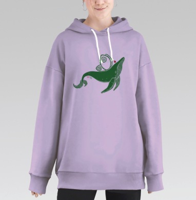 Эко-Кит, Hoodie Long Oversize Fiolet