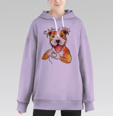 Фанат людей, Hoodie Long Oversize Fiolet