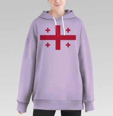 Грузия, Hoodie Long Oversize Fiolet