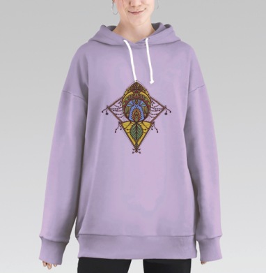 Ловец снов, Hoodie Long Oversize Fiolet