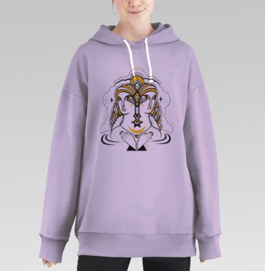 Лунные мистерии, Hoodie Long Oversize Fiolet