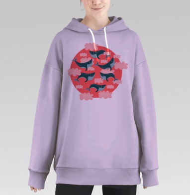 МечтайЙ, Hoodie Long Oversize Fiolet