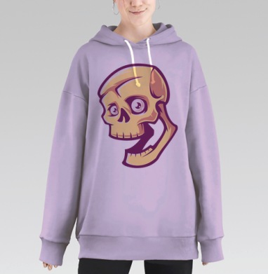 Морти, Hoodie Long Oversize Fiolet