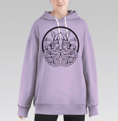 Один Всеотец, Hoodie Long Oversize Fiolet