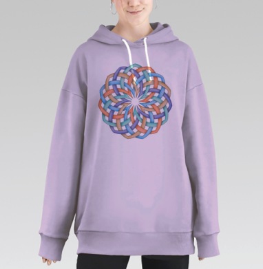 Переплет, Hoodie Long Oversize Fiolet