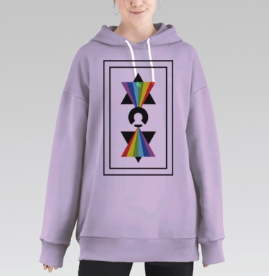 Поле зрения, Hoodie Long Oversize Fiolet