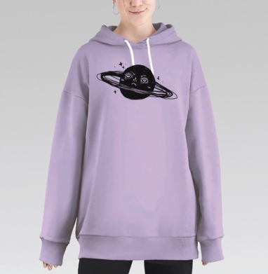 Sad Saturn – Грустный Сатурн в бесконечном холодном темном космосе - prints&patterns