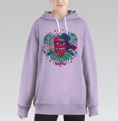 Шоу Идиоты, Hoodie Long Oversize Fiolet