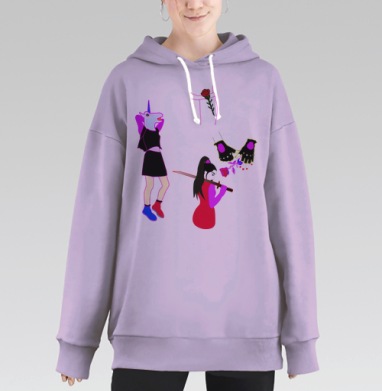 Синиймирок, Hoodie Long Oversize Fiolet