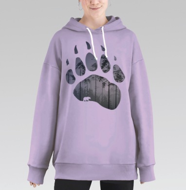 След медведя, Hoodie Long Oversize Fiolet