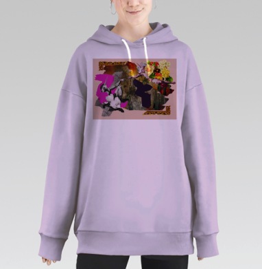 Сон Единорога, Hoodie Long Oversize Fiolet