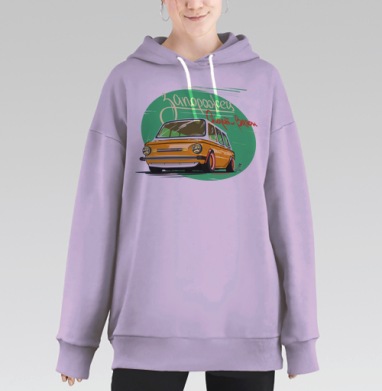 Спорт вагон, Hoodie Long Oversize Fiolet