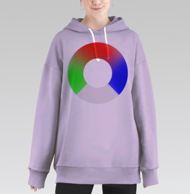SS RGB / СС RGB, Hoodie Long Oversize Fiolet