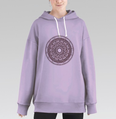 Свет маяка, Hoodie Long Oversize Fiolet