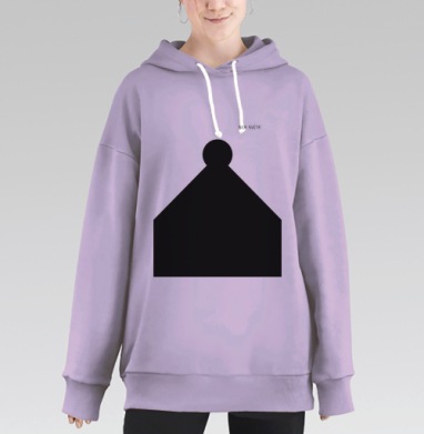 Тоннель, Hoodie Long Oversize Fiolet