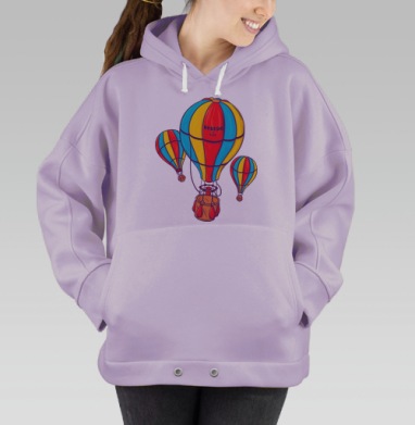 Воздушные шары взрослые, Hoodie Oversize Fiolet