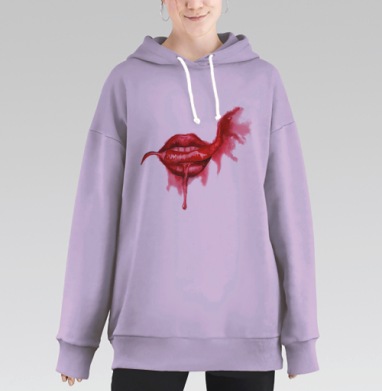 Ядреный перец, Hoodie Long Oversize Fiolet