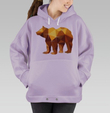 Янтарный медведь, Hoodie Oversize Fiolet