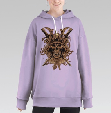 Ярость самурая, Hoodie Long Oversize Fiolet