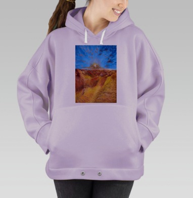 Золото пустыни, Hoodie Oversize Fiolet