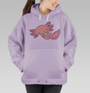 Аксолотль милаш, Hoodie Oversize Fiolet