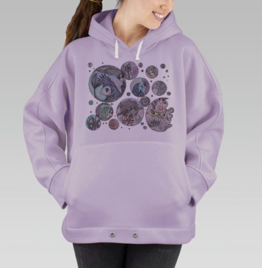 Аквариум, Hoodie Oversize Fiolet