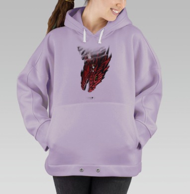Альфа Дракон, Hoodie Oversize Fiolet