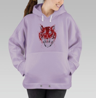 Амурский Тигр, Hoodie Oversize Fiolet