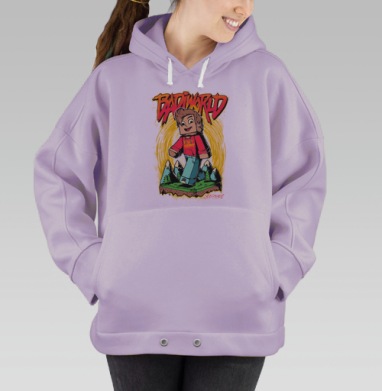 Бади движется вперед, Hoodie Oversize Fiolet
