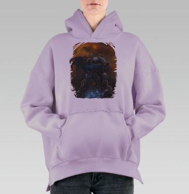 Баланар Dota 2, Hoodie Oversize Fiolet, утепленная