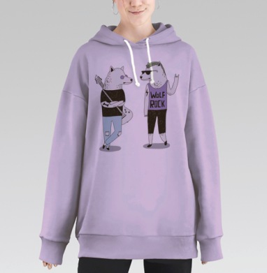 Банда, Hoodie Long Oversize Fiolet