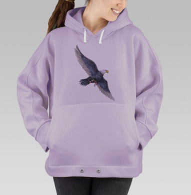 Белоголовый орел, Hoodie Oversize Fiolet